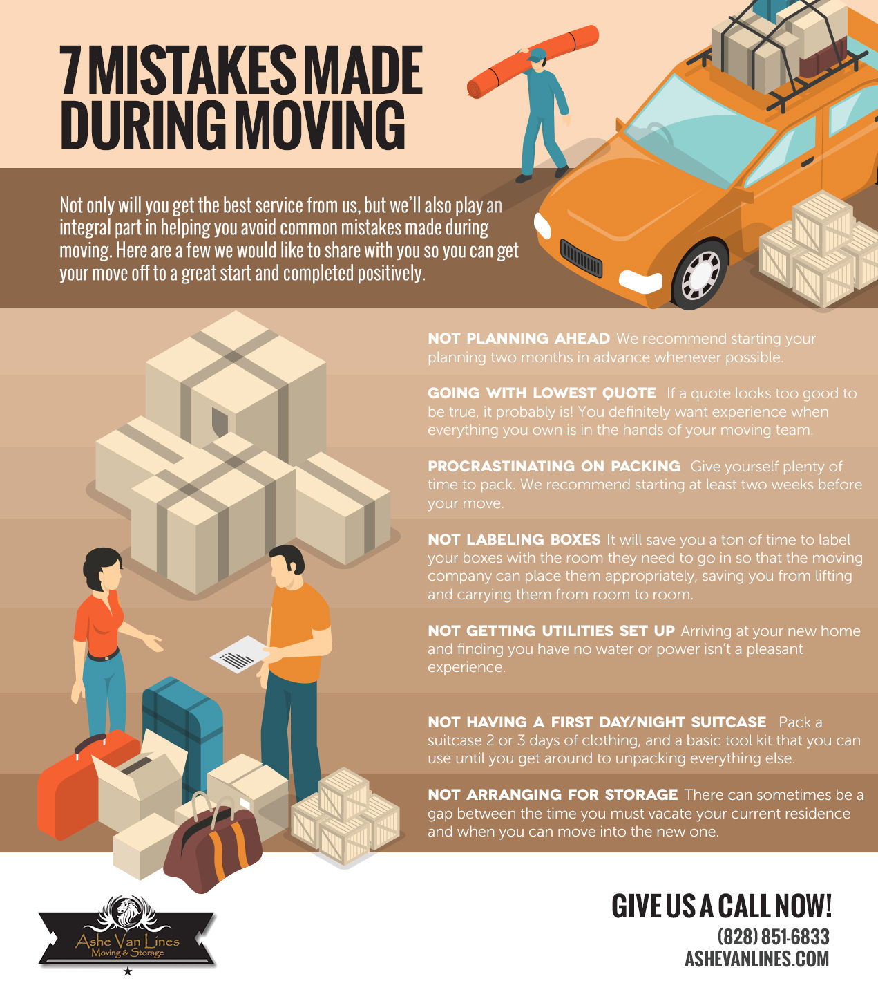 7 mistakes made during moving